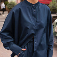 Ensemble DEBORAH - Chemise à Col Montant