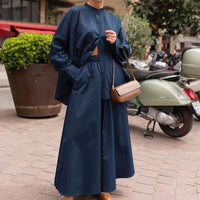 Ensemble DEBORAH - Chemise à Col Montant
