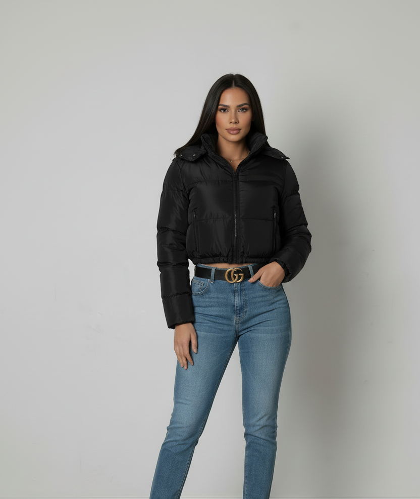 Doudoune LIYANA – Noir Intense 