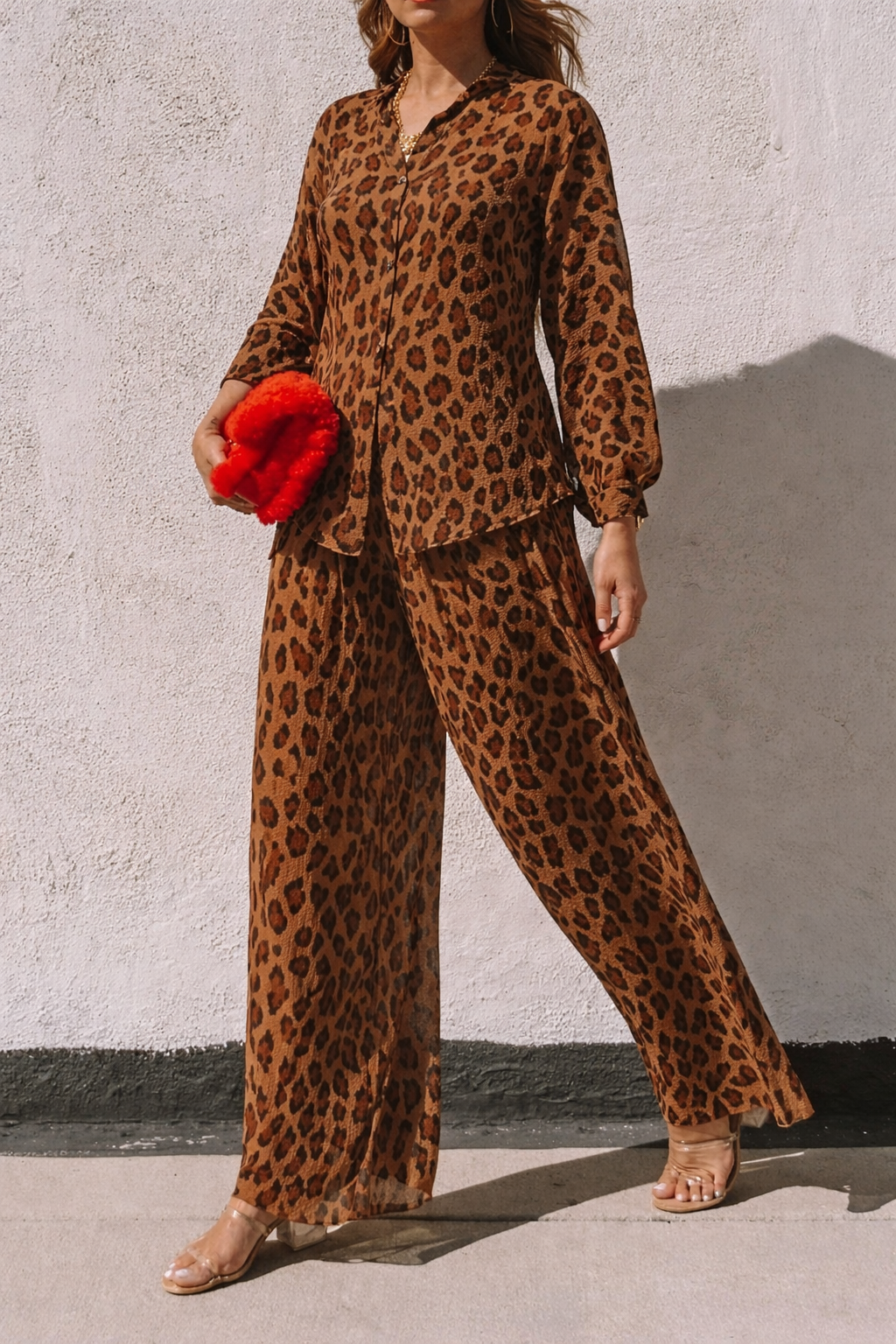 Ensemble MARIE - Imprimé léopard