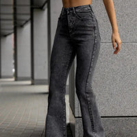 Jean CLÉO – Denim Gris Sculptant - KENZI