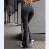 Jean CLÉO – Denim Gris Sculptant - KENZI