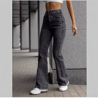 Jean CLÉO – Denim Gris Sculptant - KENZI