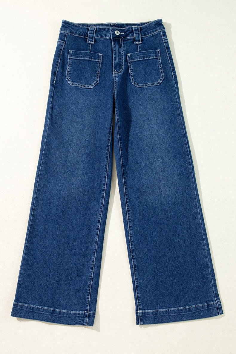 Jean Retro - Coupe Straight - leg - KENZI
