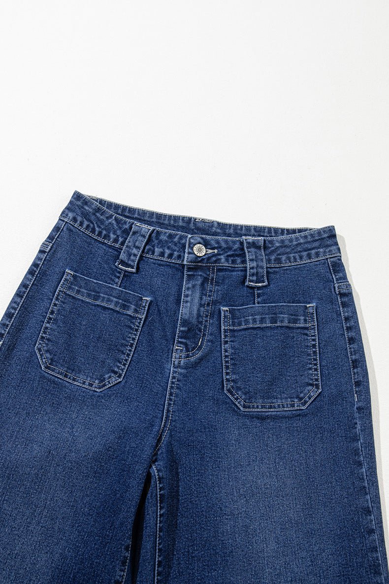 Jean Retro - Coupe Straight - leg - KENZI
