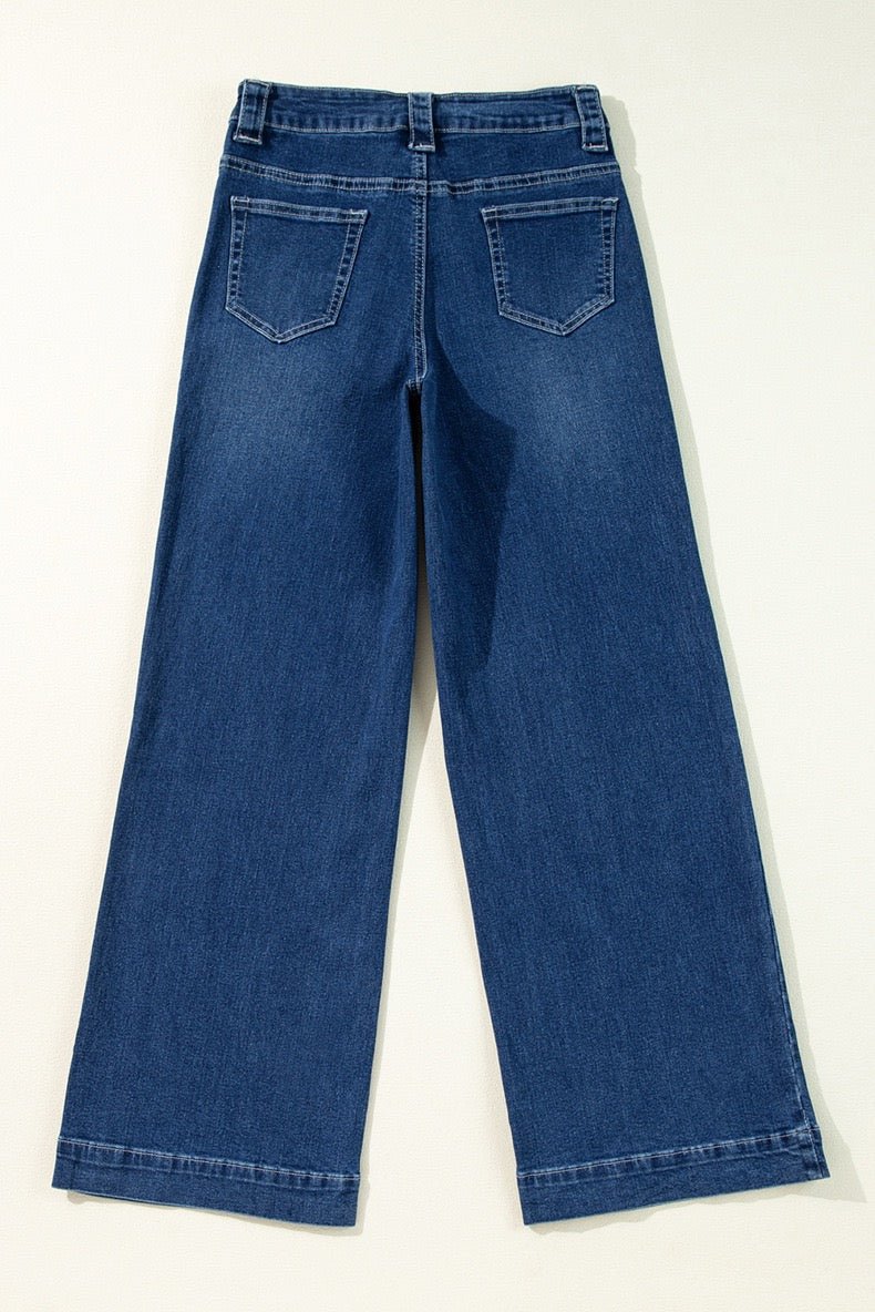 Jean Retro - Coupe Straight - leg - KENZI