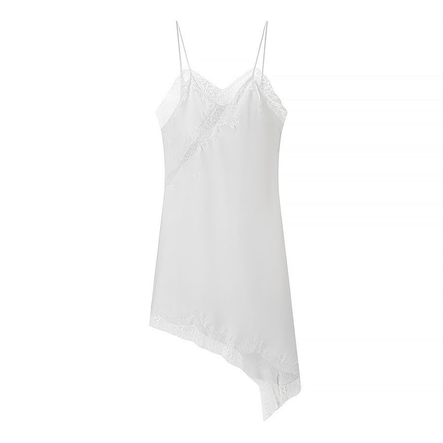 Robe CLARA - Satinée, Asymétrique - KENZI